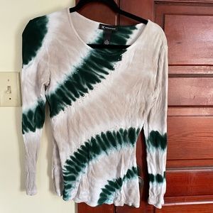 Inc International Concepts 2000s Women’s Long Sleeve Tie-Dye Shirt Size Medium